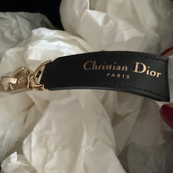 Dior Black and Tan Floral Faux Fur Shoulder Bag - Picture 9 of 10